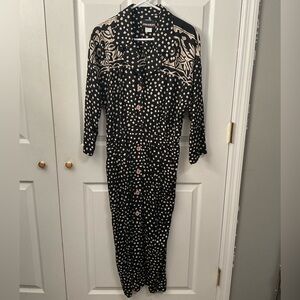 John Roberts dress. Midi. Button front. Size 9/10
